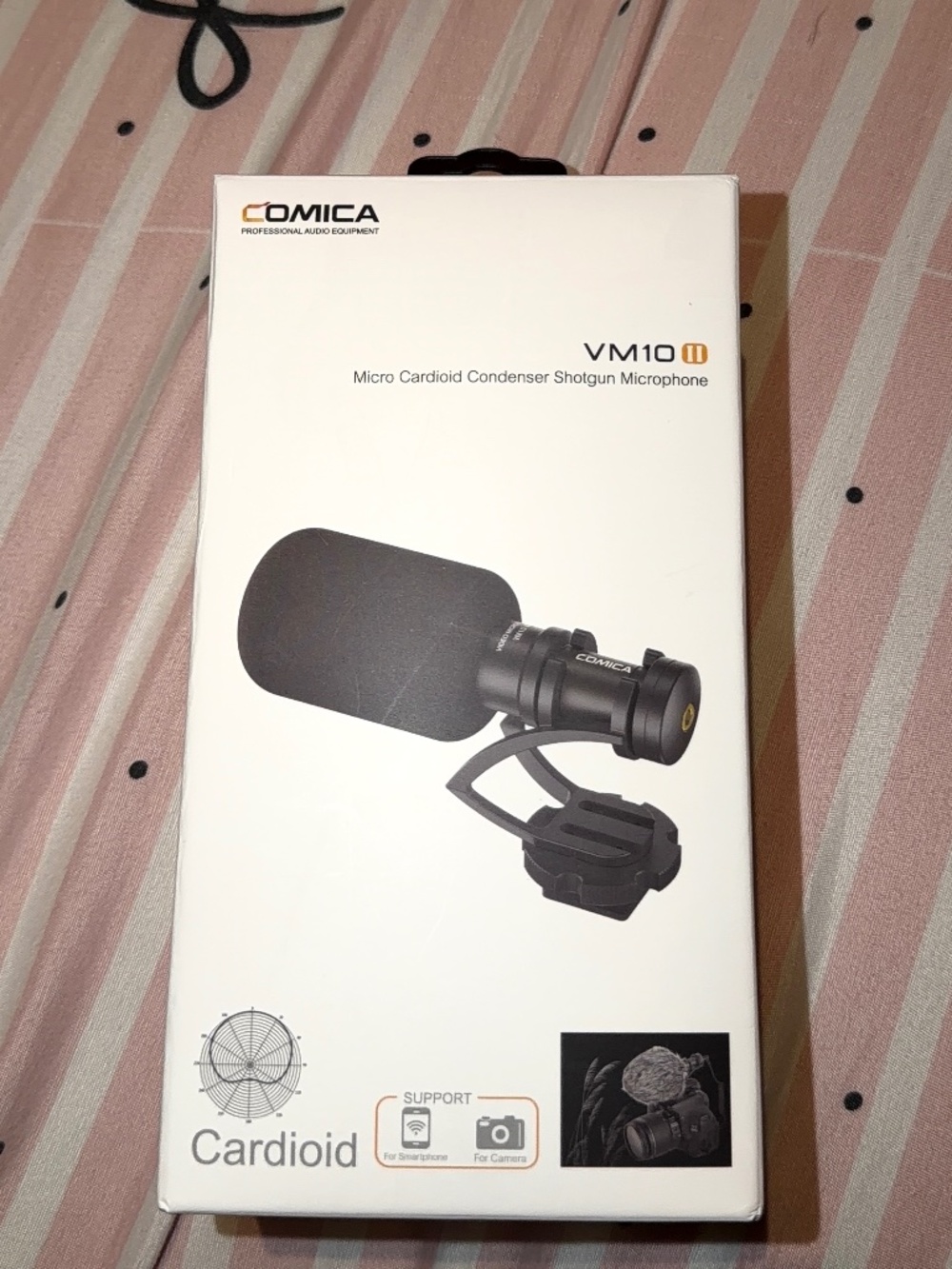 COMICA CVM-VM10II Universal Shotgun Microphone for Camera, iPhone, Android